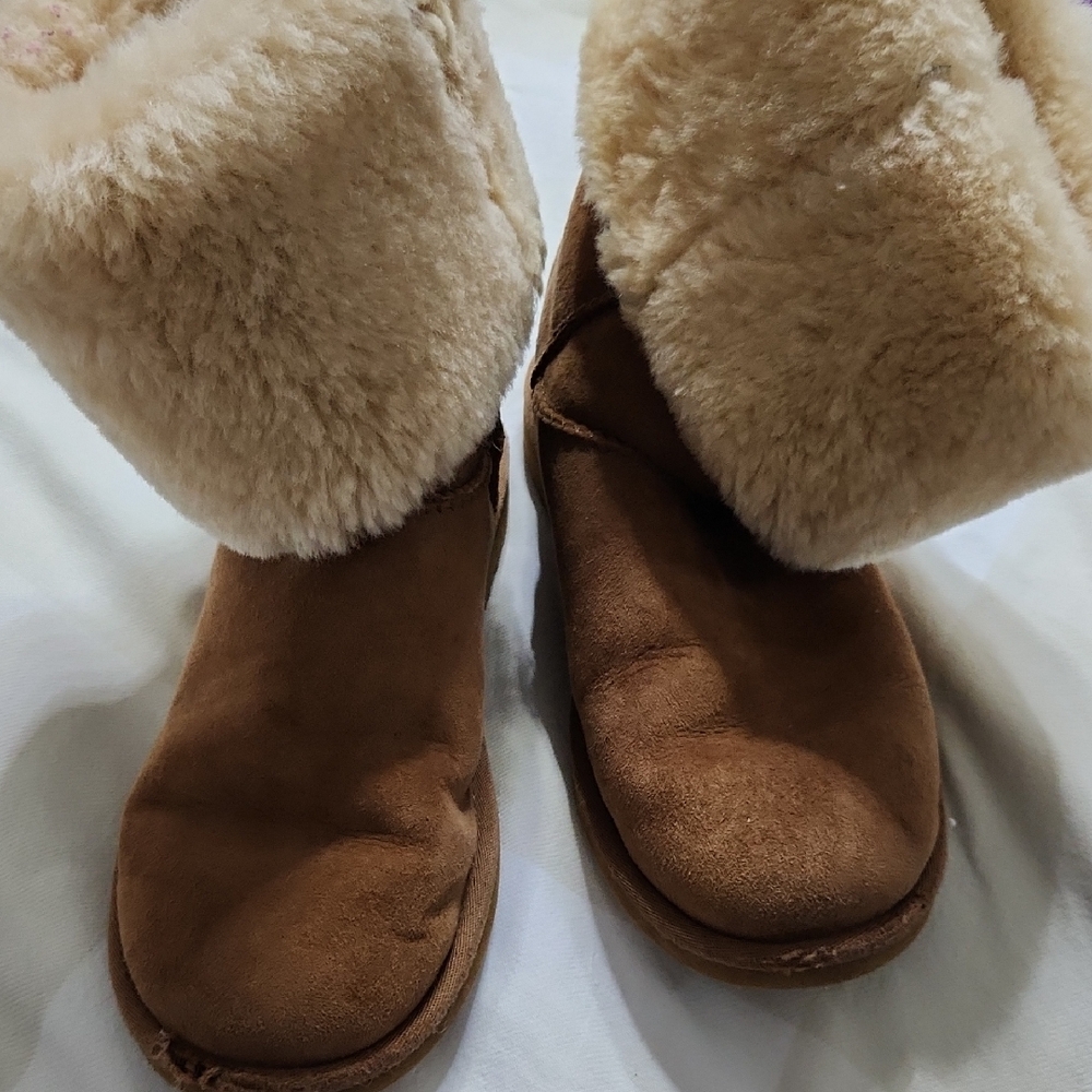 Brown Shearling Winter Boots